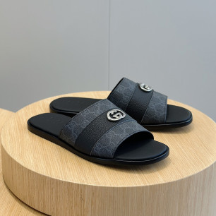 Gucci Lido 남성 더블G 슬리퍼