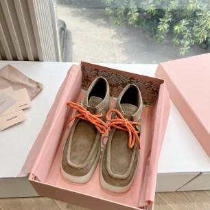 MIUMIU 24SS 가을 겨울 신상 통굽 앵클