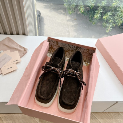 MIUMIU 24SS 가을 겨울 신상 통굽 앵클