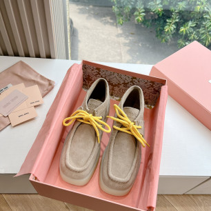 MIUMIU 24SS 가을 겨울 신상 통굽 앵클