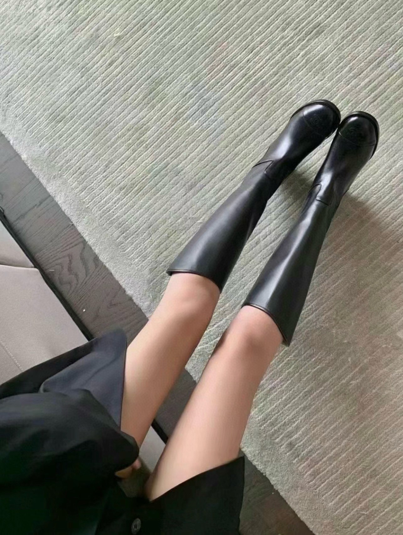 [하이앤드]CHANEL 클래식 더블 C 라이더 부츠