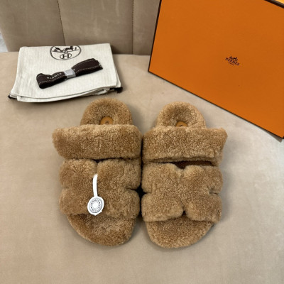[하이앤드]에르메스 CHYPRE 시프레 양털 샌들