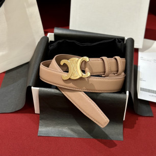 [해외최상급]셀린느 트리오페 로고 벨트(2.5CM)