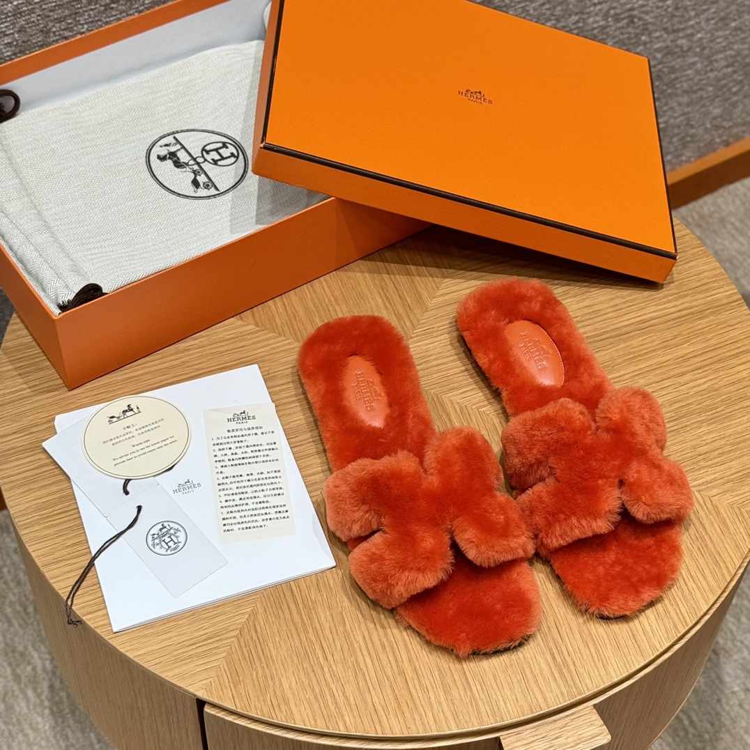 [하이앤드]에르메스 오란 샌들 울스킨