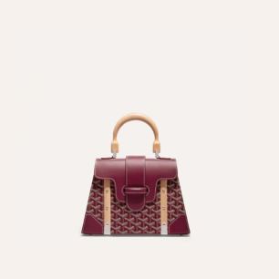 고야드 여성 버건디 사이공 백 PM - Goyard Womens Saigon Bag - gob1158x