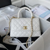 Chanel 샤넬 𝑐𝑜𝑐𝑜 ℎ𝑎𝑛𝑑𝑙𝑒 탑핸들 캐비어 미디움
