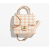 Chanel 샤넬 23S 트위드 크러시 탑 핸들 플랩