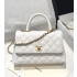 [하이앤드]CHANEL 샤넬 코코 핸들 캐비어 라지 (정품가죽,24K도금)