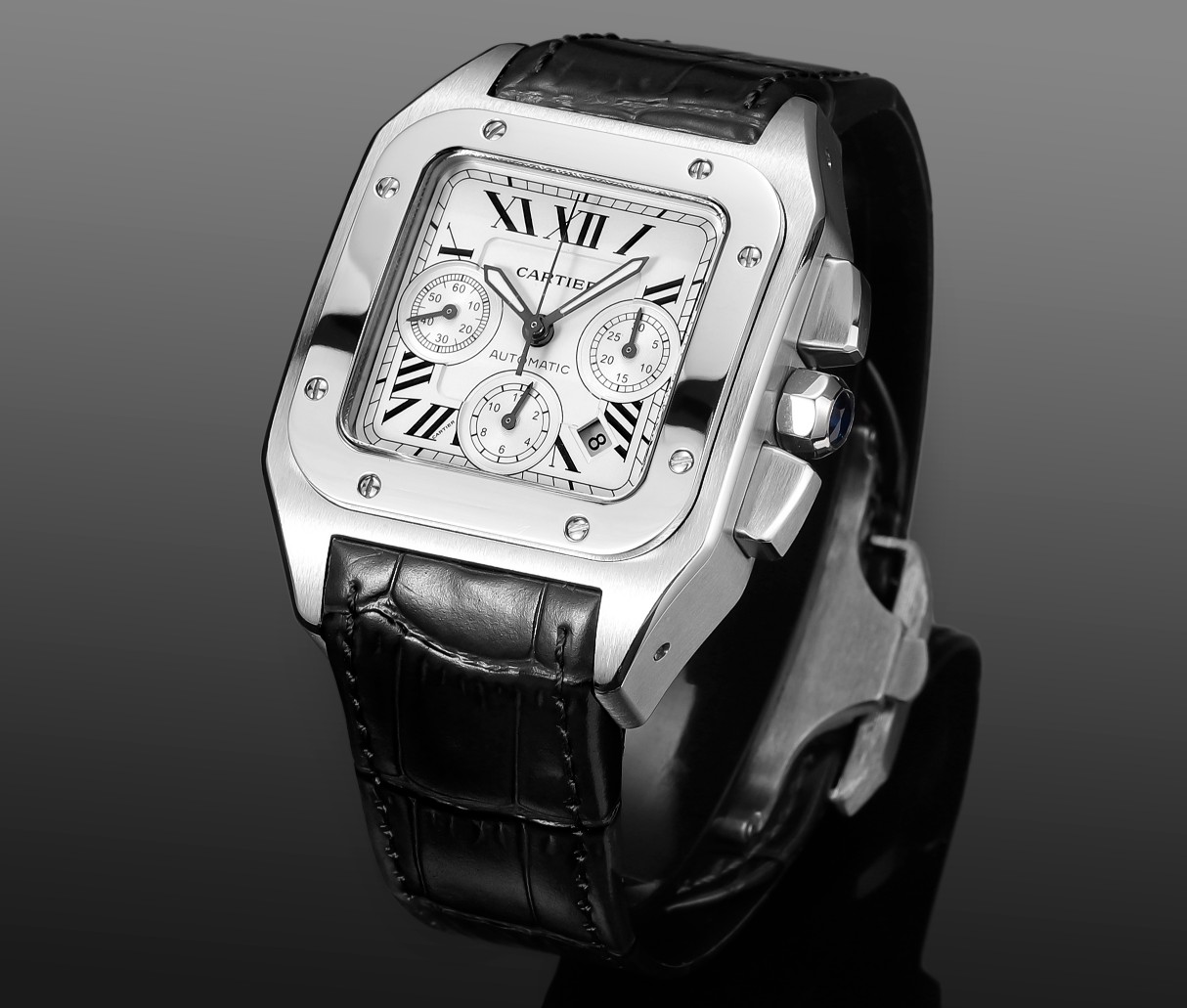 까르띠에 산토스 크로노그래프 -42mm