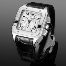 까르띠에 산토스 크로노그래프 -42mm