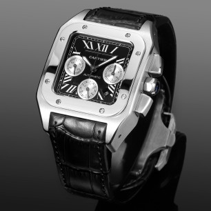 까르띠에 산토스 크로노그래프 -42mm