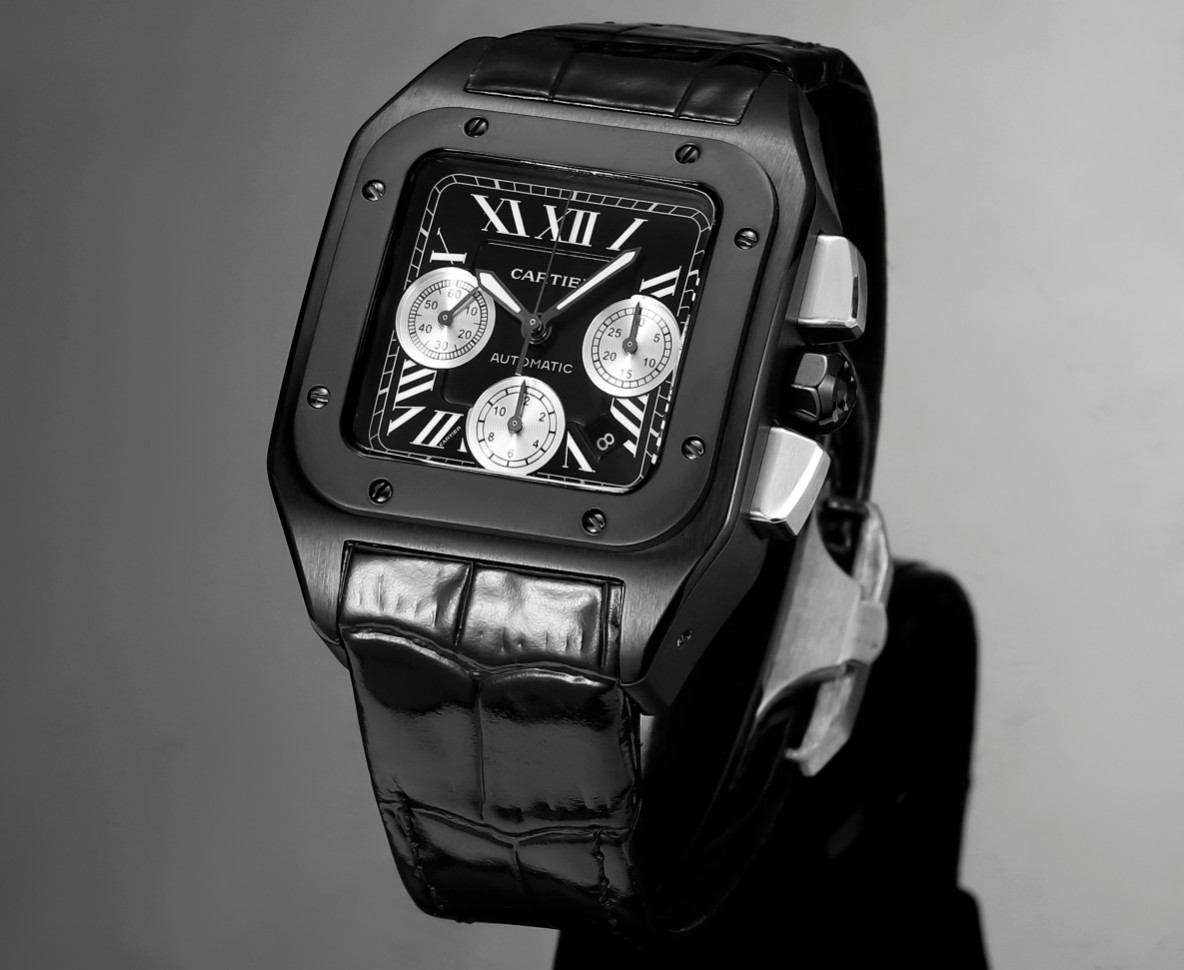 까르띠에 산토스 크로노그래프 -42mm