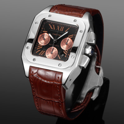 까르띠에 산토스 크로노그래프 -42mm