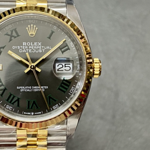 Clean공장 로렉스 데이저스트 36mm 윔블던 콤비 쥬빌레 브레이슬릿 3235무브
