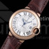 AF공장 까르띠에 발롱블루 로즈골드 화이트 Swiss ETA 2671 Ballon Bleu 33mm SS AF