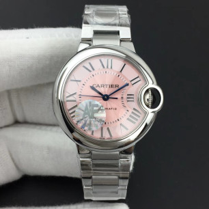 AF공장 까르띠에 발롱블루 핑크 Swiss ETA 2671 Ballon Bleu 33mm SS AF