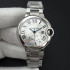 AF공장 까르띠에 발롱블루 화이트 Swiss ETA 2671 Ballon Bleu 33mm SS AF