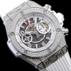 HB공장 휴블럿(HUBLOT)빅뱅 유니코 화이트세라믹 러버 다이아셋팅