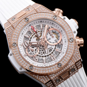 HB공장 휴블럿(HUBLOT)빅뱅 유니코 크로노그래프 로즈골드 다이아