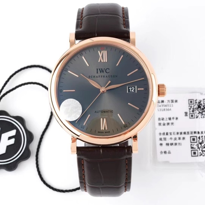 [ZF공장]아이더블유씨 포르토피노 39mm IW356511 18K로즈골드도금 그레이다이얼