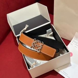 LOEWE 로에베 Anagram 아나그램 리버시블 레더 벨트 (해외최상급)