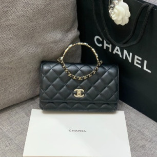 CHANEL 샤넬 23K 핸들장식 탑핸들 WOC - AP3574 (2컬러)