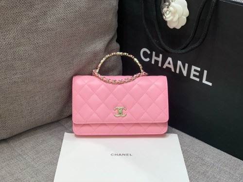 CHANEL 샤넬 23K 핸들장식 탑핸들 WOC - AP3574 (2컬러)