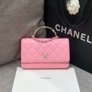 CHANEL 샤넬 23K 핸들장식 탑핸들 WOC - AP3574 (2컬러)