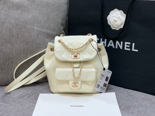 CHANEL 샤넬 듀마 원포켓 스몰 백팩 AS2908