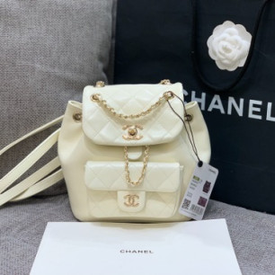 CHANEL 샤넬 듀마 원포켓 스몰 백팩 AS2908