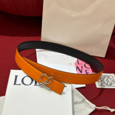 LOEWE 로에베 Anagram 아나그램 리버시블 레더 벨트 (해외최상급)