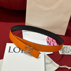 LOEWE 로에베 Anagram 아나그램 리버시블 레더 벨트 (해외최상급)
