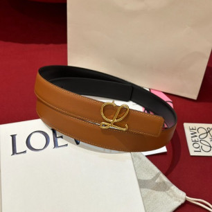 LOEWE 로에베 Anagram 아나그램 리버시블 레더 벨트 (해외최상급)