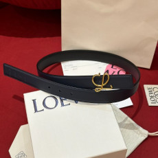 LOEWE 로에베 Anagram 아나그램 리버시블 레더 벨트 (해외최상급)