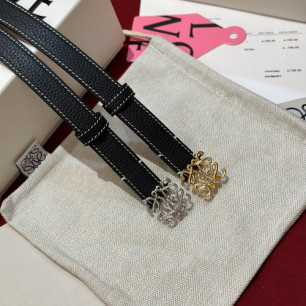 LOEWE 로에베 Anagram 아나그램 리버시블 레더 벨트 (해외최상급)