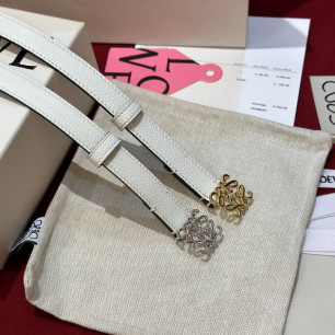 LOEWE 로에베 Anagram 아나그램 리버시블 레더 벨트 (해외최상급)