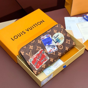 LOUIS VUITTON 지피 월릿 지퍼 장지갑 M41896