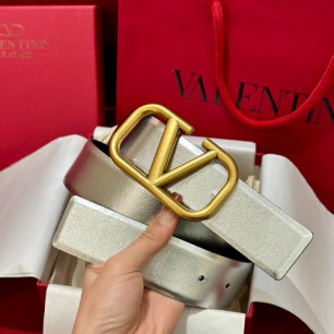 VALENTINO 발렌티노 VLogo Signature 40 리버서블 레더 벨트 5W2T0S11ZFRLC8