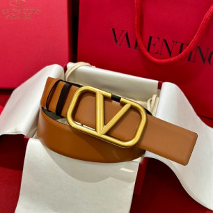 VALENTINO 발렌티노 VLogo Signature 40 리버서블 레더 벨트 5W2T0S11ZFRLC8