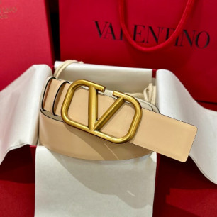VALENTINO 발렌티노 VLogo Signature 40 리버서블 레더 벨트 5W2T0S11ZFRLC8