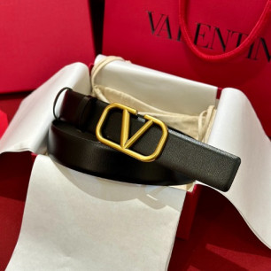 VALENTINO 발렌티노 VLogo Signature 30 리버서블 레더 벨트 5W2T0T15ZFRC34