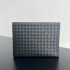BOTTEGAVENETA 인트레치아토 레더 하프 지퍼 파우치 607479