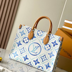 LOUIS VUITTON 온더고 MM 라군 블루 모노그램 토트백 숄더백 가방 M11262