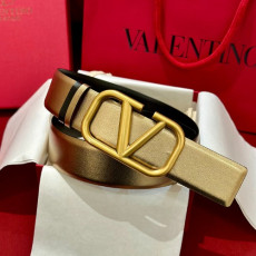 VALENTINO 발렌티노 VLogo Signature 40 리버서블 레더 벨트 5W2T0S11ZFRLC8
