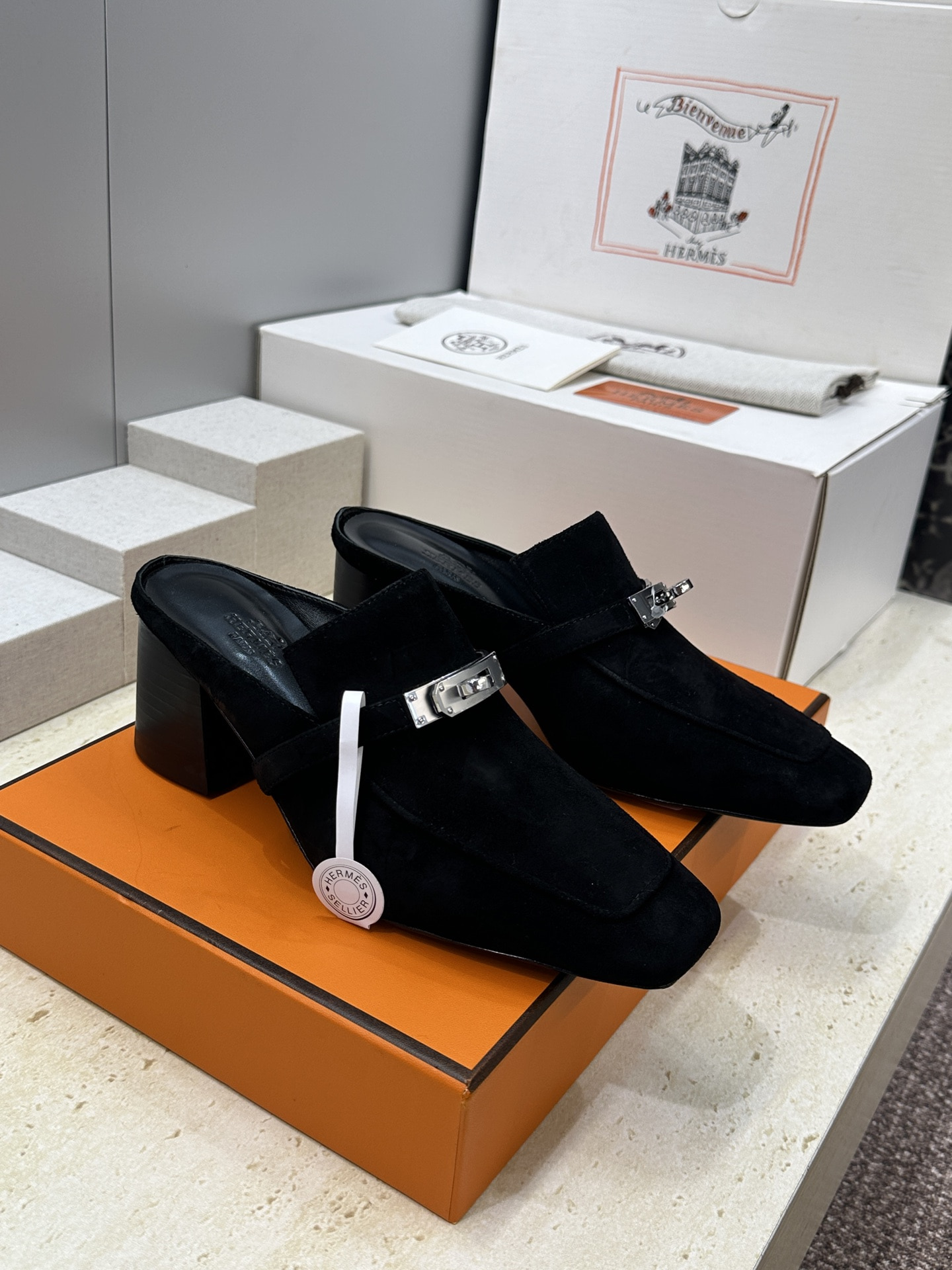 에르메스 26 신상 Oz 뮬 7cm