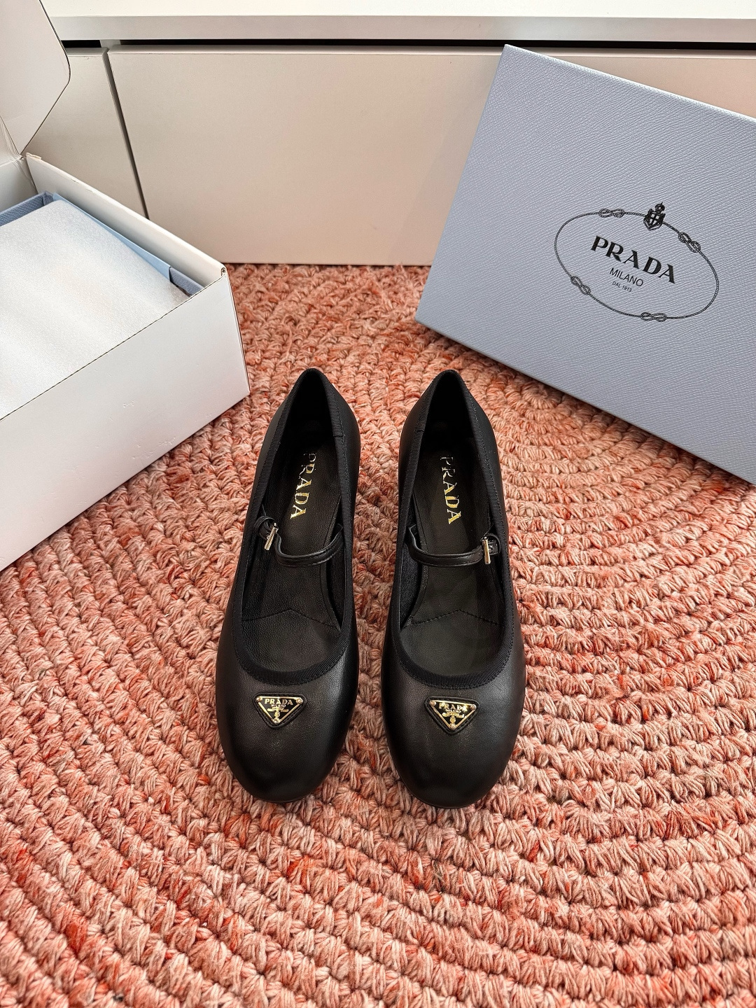 프라다 발레리나 펌프스 4.5cm
