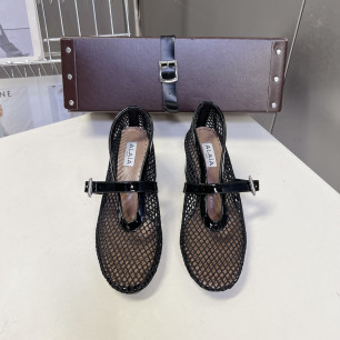 알라이아 피시넷 메리제일 펌프스 5.5cm