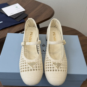프라다 크로셰 펌프스 7.5cm