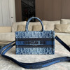 DIOR 북토트 백 오블리크 블루 데님 S5573CEGC