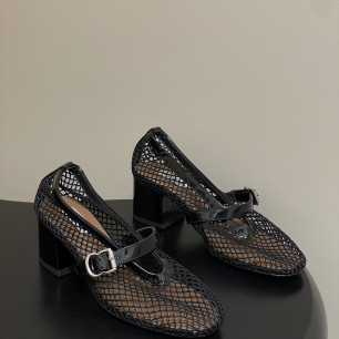 알라이아 피시넷 메리제인 슈즈 5.5cm
